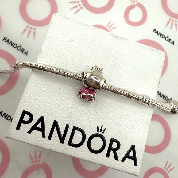 Pandora Alice in wonderland smiling Cheshire Cat charm - Picture 3 of 3